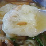 ワンタンメンの満月 - ワンタン