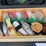 吾妻寿司 - 地物入り握り3,200円