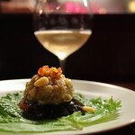 福星 - ピータンと焼き茄子のタルタル