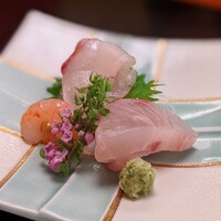 名古屋 浅田 - 御造り 三種（皐月 五段弁当）