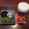 Shunsai Kokomi - 生ビール、お通し