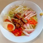 中華そば専門店 一六食堂 - うなぎ冷やし中華