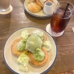 DIORAMA CAFE - 『アイスティー』
『ずんだ餅パンケーキ』