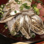 なごみ - 丼の太刀魚炙り刺身