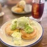 DIORAMA CAFE - 『アイスティー』
『ずんだ餅パンケーキ』