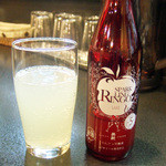 華麗なるカレー - 英勲 スパークリング リンゴサケ(700円)