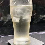 焼肉 拍手喝采 - 写真撮る前に飲んじゃいました　知多のハイボール