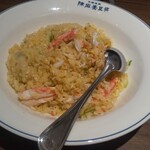 Chugokumeisai chinmabodofu - 蟹肉とレタスの炒飯