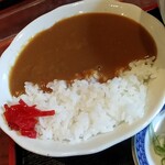 生そば 天龍  - 半カレー