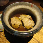 yokoyama - かつお出汁をベースにした佛跳牆（福建料理の伝統的な高級スープ）  サマートリュフ アワビ フカヒレ 原木椎茸　キクラゲ