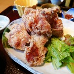 Washoku Oshokujidokoro Nishiyama - 大振り鶏の唐揚げ定食