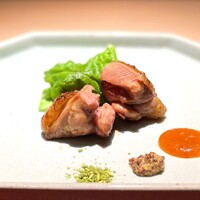 鳥焼き 小花 - 伊達鶏 もも サンチュ