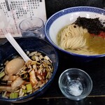 塩そば専門店 桑ばら - 昆布ジュレとトマトの冷やしつけそば