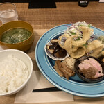 モグラ食堂 - 本日のおまかせプレート(¥1000)