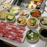 海底撈火鍋 - 追加した、特選ラム肉です