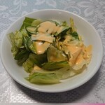 味楽 - 最初に提供されたサラダ