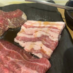 お肉一枚売りの焼肉店 焼肉とどろき - ◆ 焼肉ランチS  ¥1,300
            （ハラミ、豚カルビ、ほほ肉）