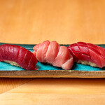 Sushi Sakaba Teppei - 鮪三貫 盛り