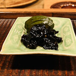 京天神 野口 - ☆海苔佃煮と胡瓜糠漬け