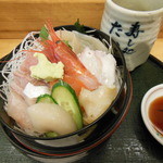 寿し処たかつか - 上の段　2013年3月　おまかせランチ