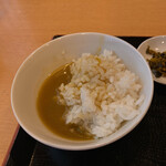 御前そば 喜た - 〆はミニカレー丼