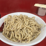 ラーメン二郎 - 天地返し。