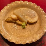 成生 - 油で少し温めた平貝