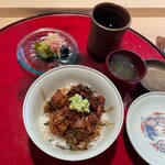 成生 - 天丼　香の物　みそ汁