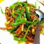 東亜食堂 - 青椒肉絲