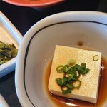 たらふく - お豆腐の付きだし