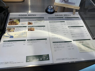 ブレッド アンド コーヒー バイ モトテカ - メニュー