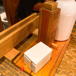 板蕎麦 香り家 - 卓上調味料