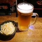 浪花ひとくち餃子 チャオチャオ - ビールともやしナムル