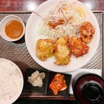 ガスト - 合盛り定食（ハニーマスタード）