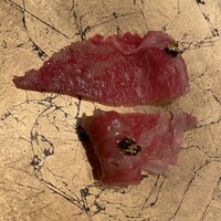 鮨 やまけん 銀座店 - スモーク肉寿司