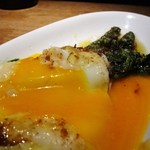 FILO - ホワイトアスパラと菜の花のビスマルク風