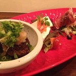 バルンバルン - お皿の大きさがわかる角度から。