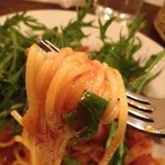 バルンバルン - ちょっと固めの湯で具合。美味しいです。