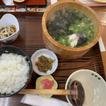 味処ドライブイン 灯台荘 - ざっぱ汁最高！石焼定食も気になります(^^)