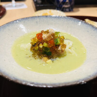 おみ乃 神谷町 - ずんだ素麺