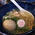 塩そば専門店 桑ばら - 梅と大葉の冷やしつけそば