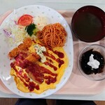 札幌開発建設部食堂 - ハントンライスプレート③