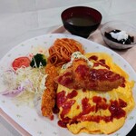 札幌開発建設部食堂 - ハントンライスプレート②