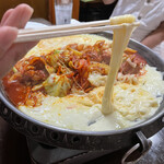 韓国食堂かおり オンニネ - チーズタッカルビ