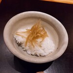 炭火割烹 白坂 - ●ごはん