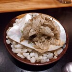 炭火割烹 白坂 - ⚫ホタテ貝　シャンパンクリームソース　白トリュフ
