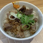 自家製麺 のぼる - チャーシュー丼(からしマヨネーズ付)、200円