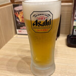 丼丼亭 - 生ビール 500円。