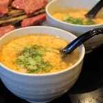 焼肉ホルモン多喜万 - ◆たまごスープ 420円