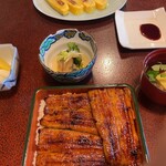 Unagi Sakuraya - 蒲焼定食(１本半・小鉢1品・お吸物付き) ¥6300